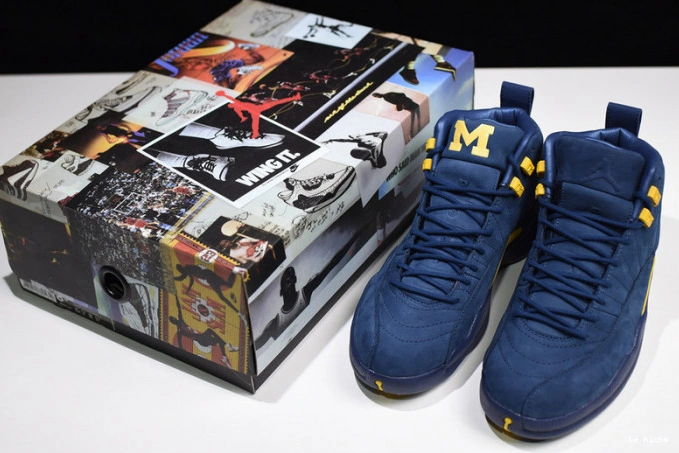 Reps bq3180-407 air jordan 12 michigan 0513